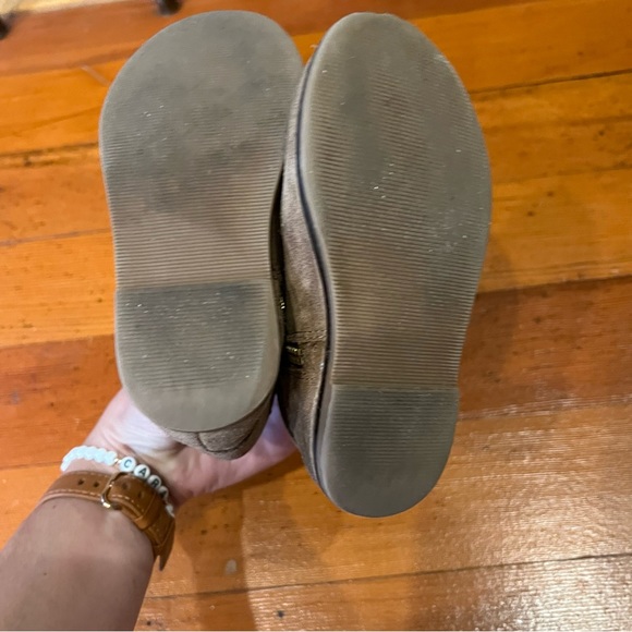 Janie and Jack | Suede Bow Bootie, Praline Brown - Picture 4 of 8